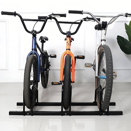 Rosie 3 Bicycle Iron Parking Stand