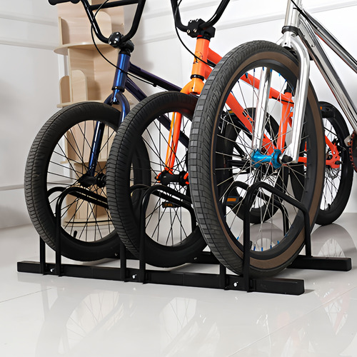 Rosie 3 Bicycle Iron Parking Stand