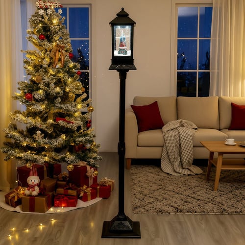 Rosea Windmill Christmas Lamp Post