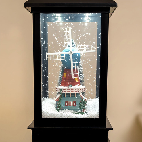 Rosea Windmill Christmas Lamp Post