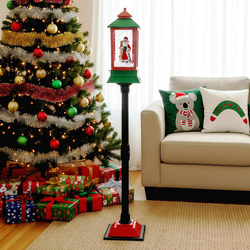 Dale Santa Christmas Lamp Post