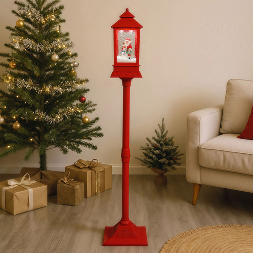 Barlow Snowman & Santa Christmas Lamp Post