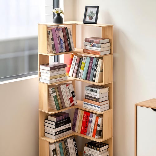Orion Bamboo Corner Shelf
