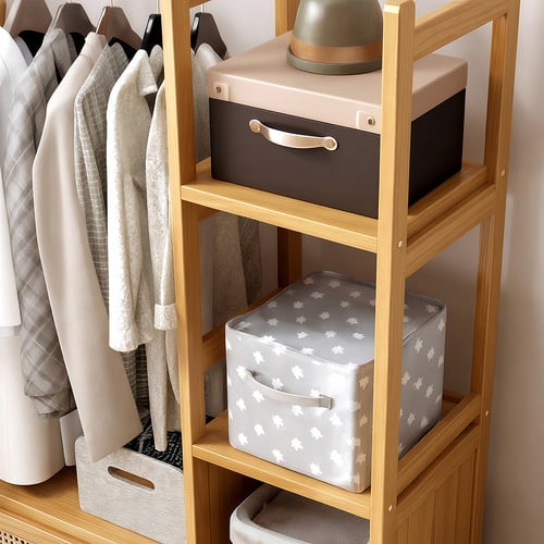 Orion Bamboo Clothing Rack