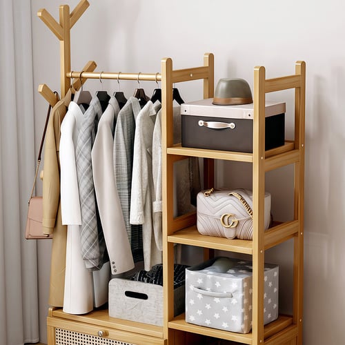 Orion Bamboo Clothing Rack