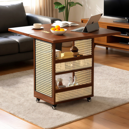 Maeve Bamboo Foldable Kitchen Island Trolley