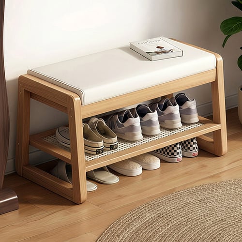Iris Bamboo Shoe Storage Bench