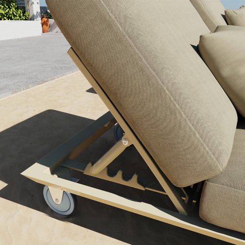Bailar Aluminium Alloy Double Sun Lounge