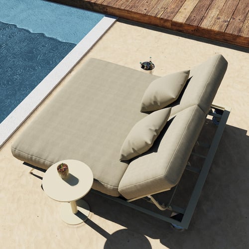 Bailar Aluminium Alloy Double Sun Lounge