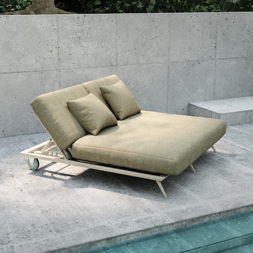 Bailar Aluminium Alloy Double Sun Lounge