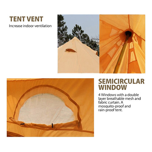 300m Serene Camping Bell Tent