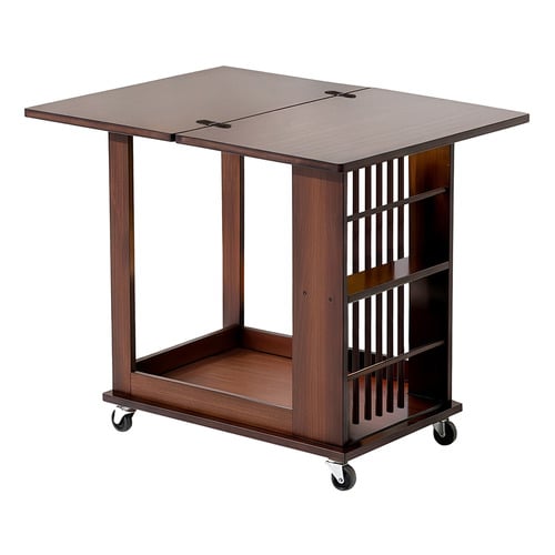 Maeve Foldable Bamboo Kitchen Trolley