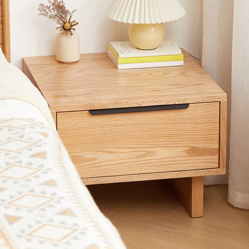 Maren American Oak Bedside Table