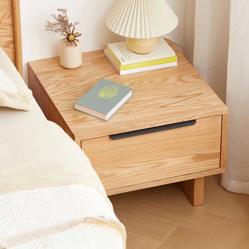 Maren American Oak Bedside Table