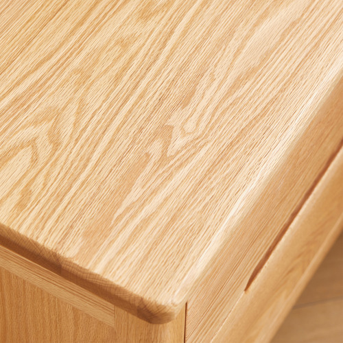 Maren American Oak Bedside Table