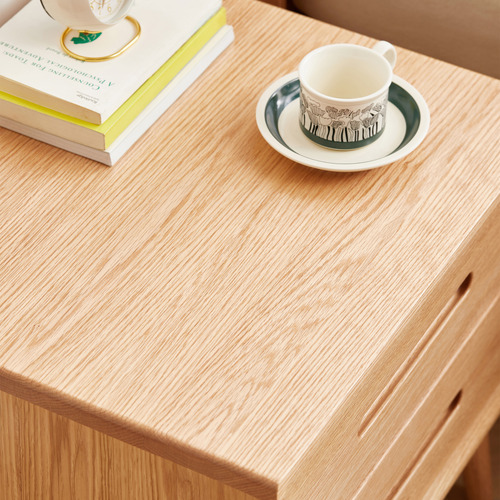 Maren American Oak Bedside Table