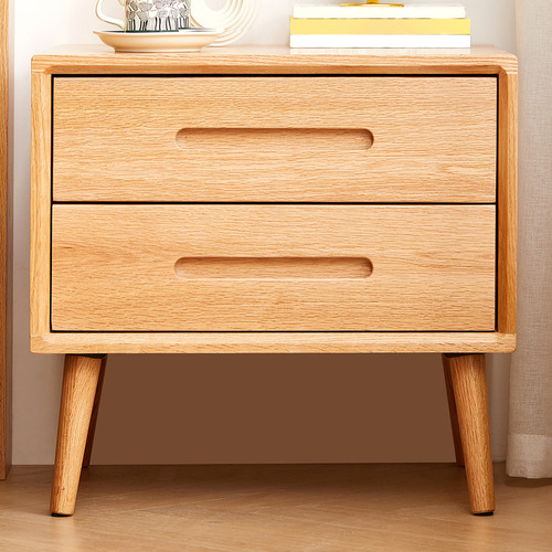 Maren American Oak Bedside Table