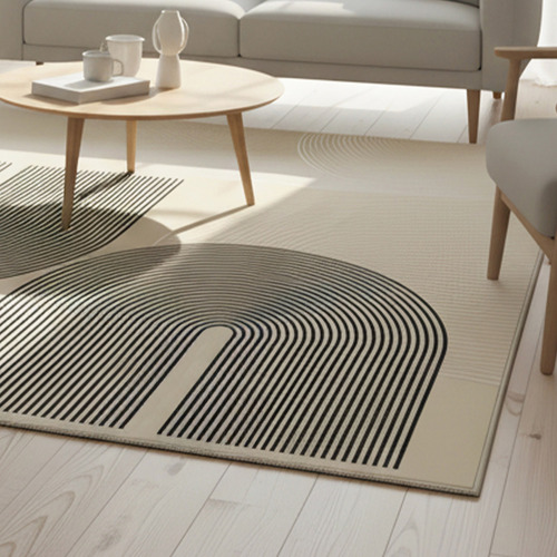 Livia Curved Arc Line Rug