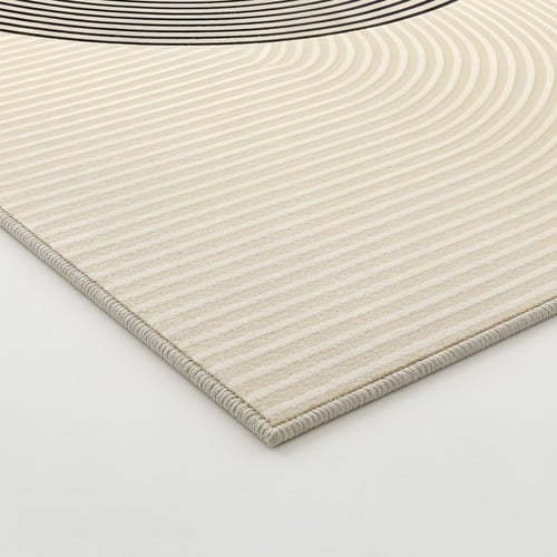 Livia Curved Arc Line Rug