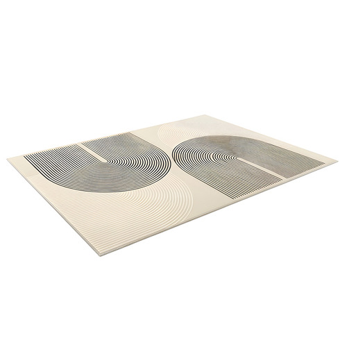 Livia Curved Arc Line Rug