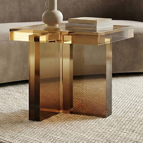 Martina Acrylic Bedside Table