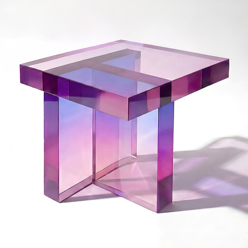 Martina Acrylic Bedside Table