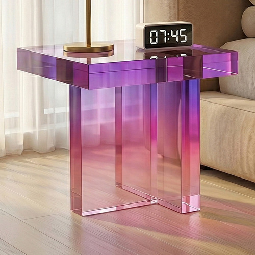 Martina Acrylic Bedside Table