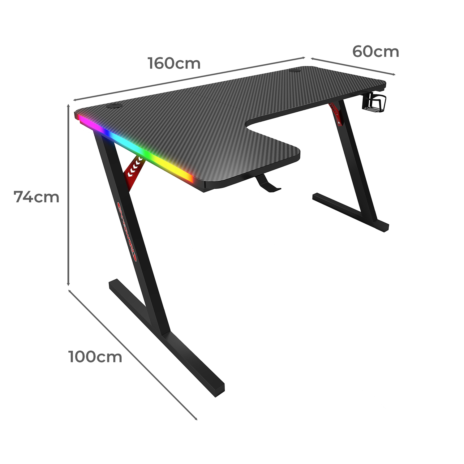 Griffin RGB Gaming Desk