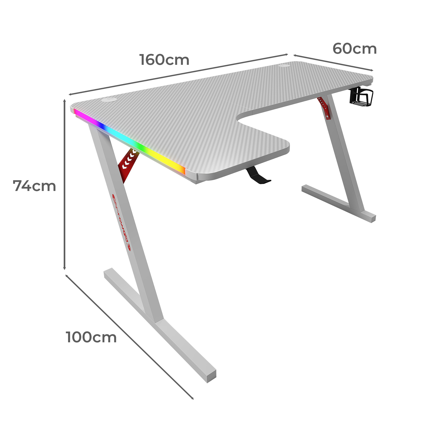 Griffin RGB Gaming Desk