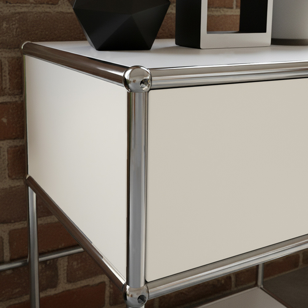 Murphy Steel Bedside Table