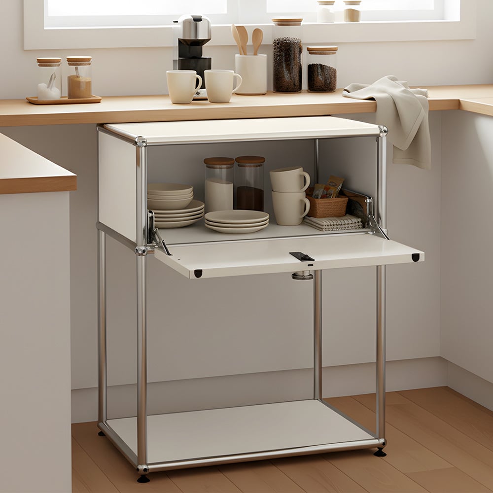 Murphy Steel Bedside Table