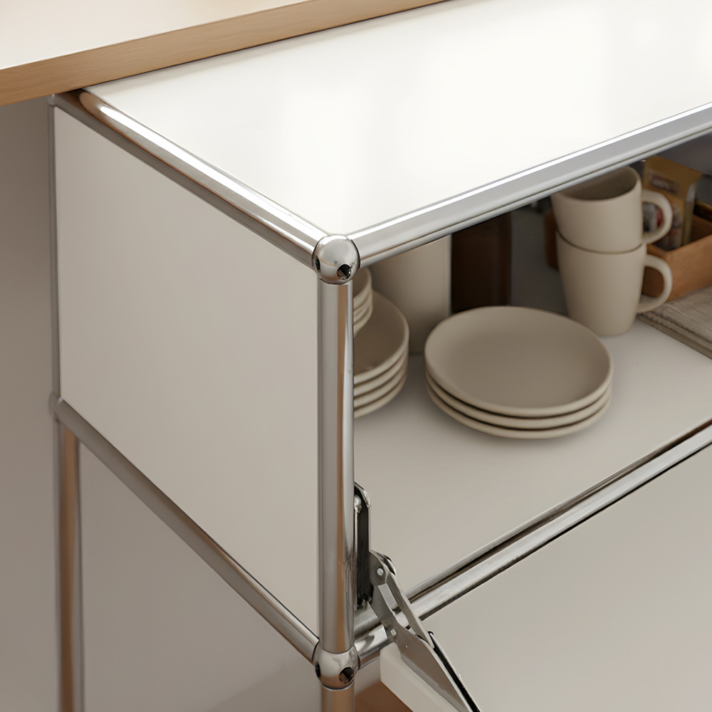 Murphy Steel Bedside Table