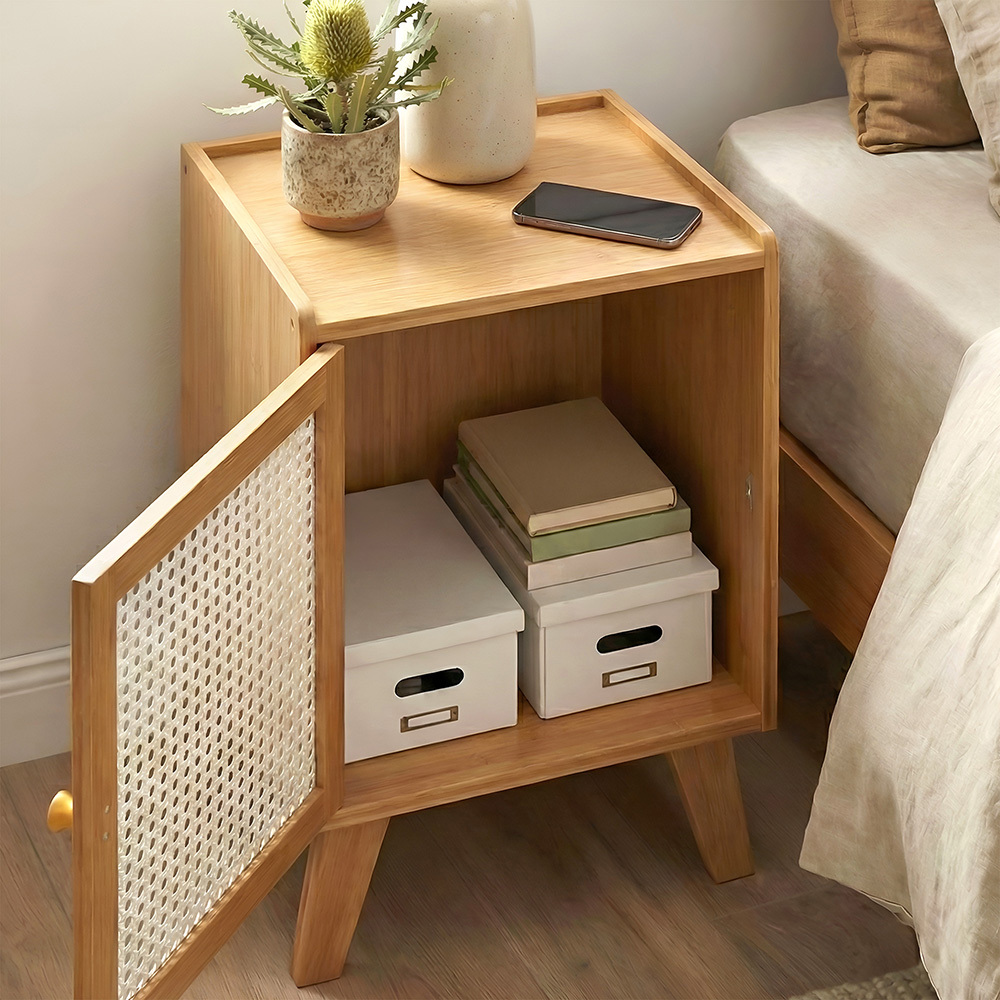 Oonagh Bamboo Bedside Table