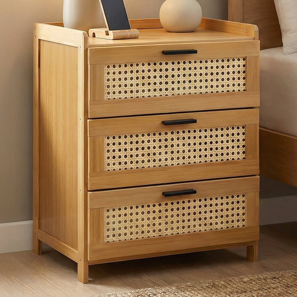 Blanche Bamboo Bedside Table