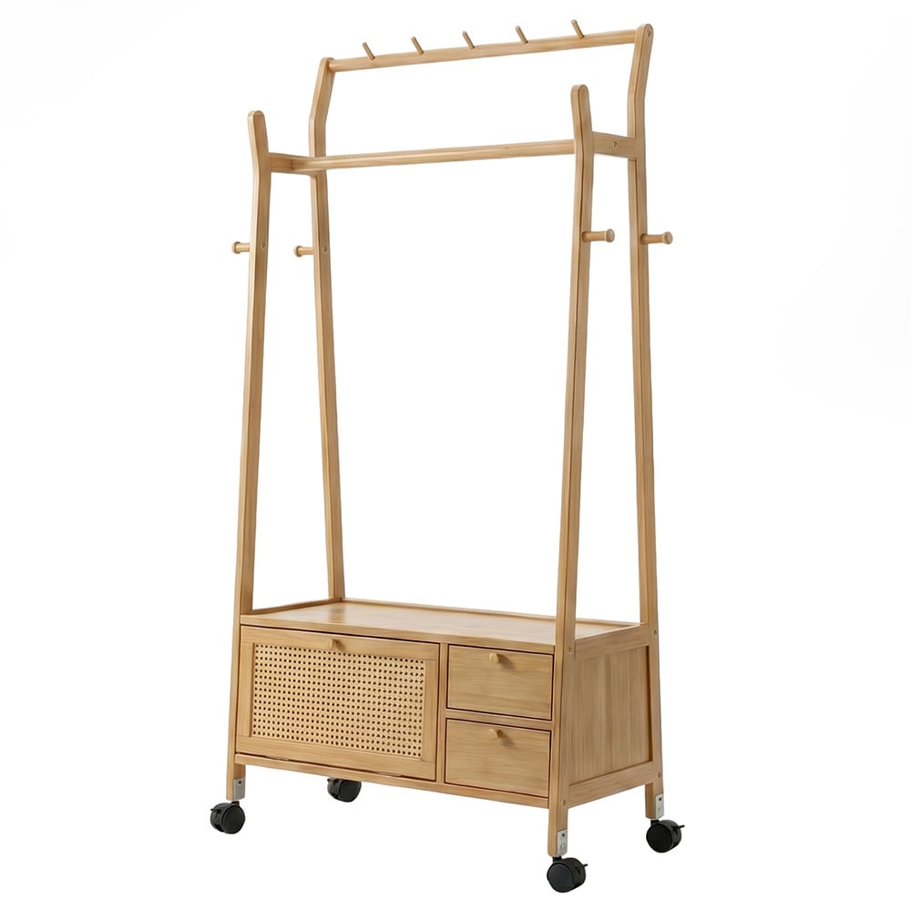 Luca Bamboo Clothing Rack