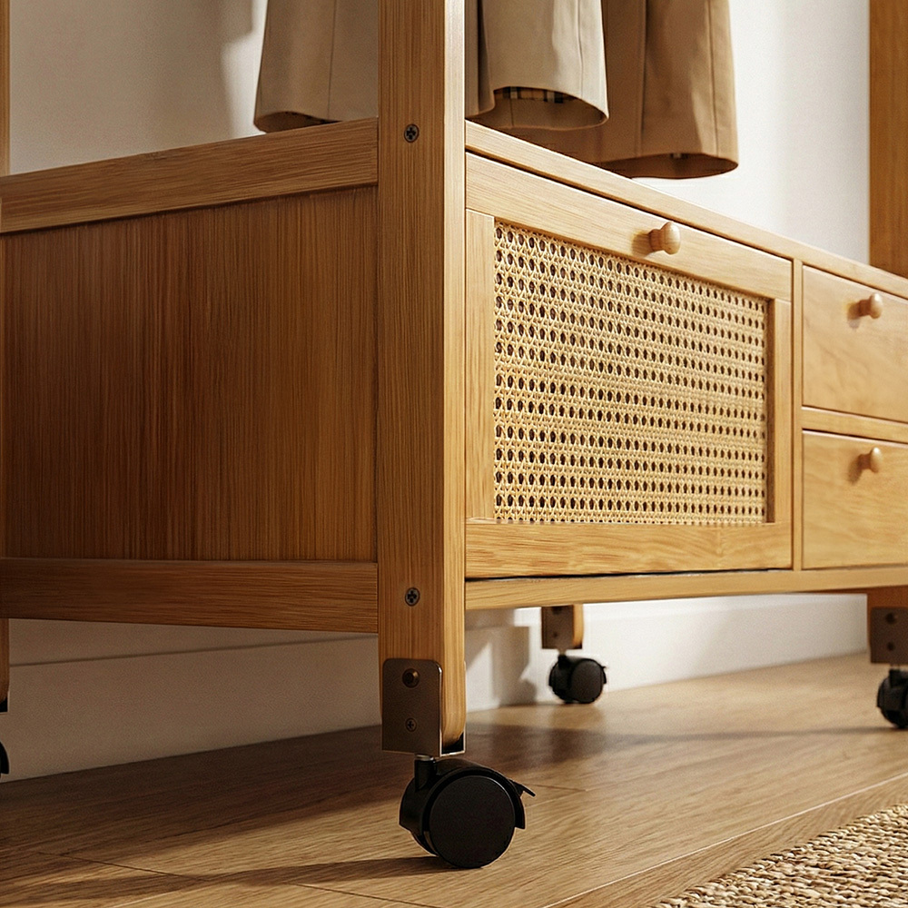Luca Bamboo Clothing Rack