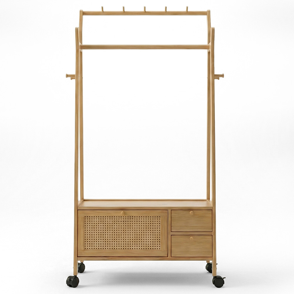 Luca Bamboo Clothing Rack