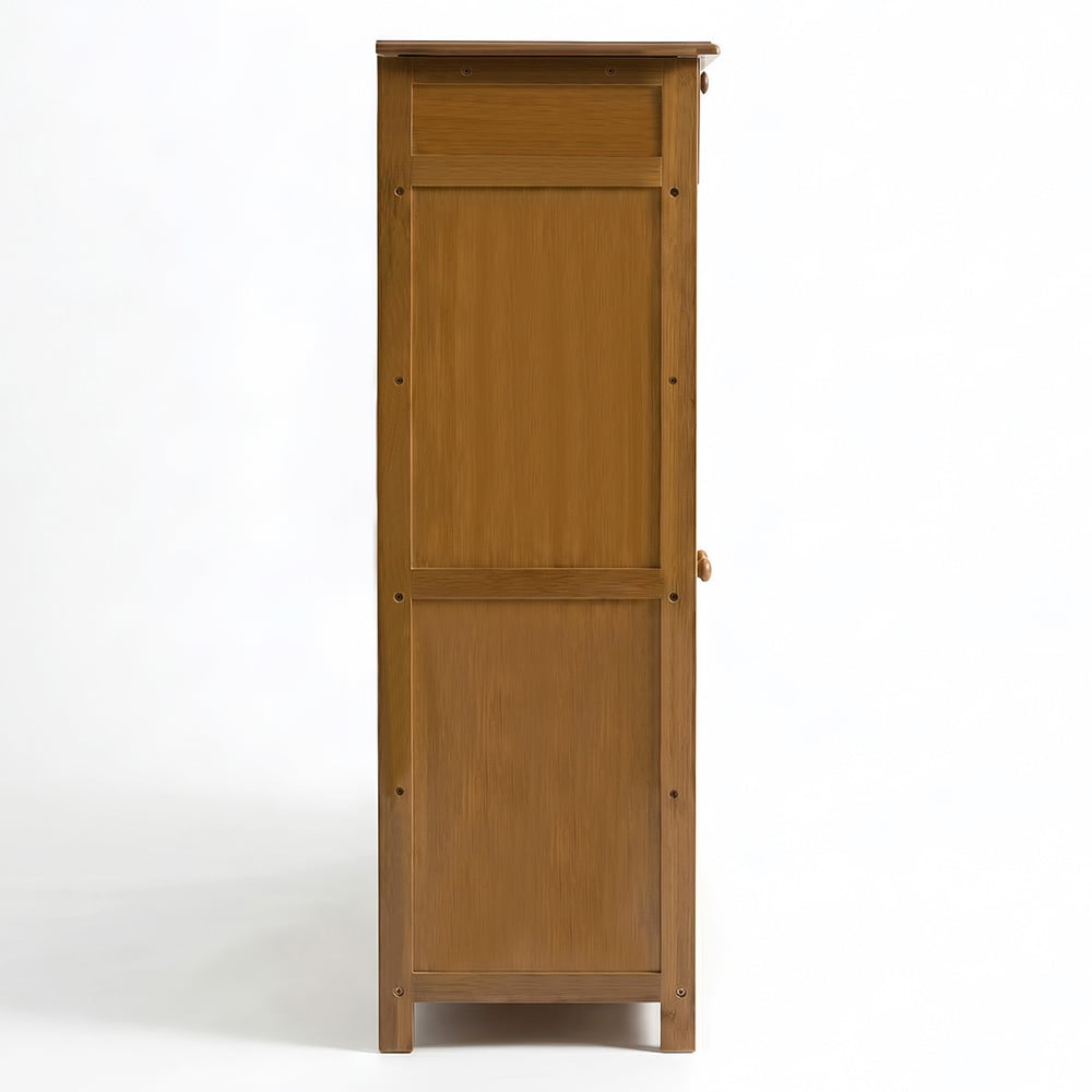 Ollie 4 Door Bamboo Shoe Cabinet