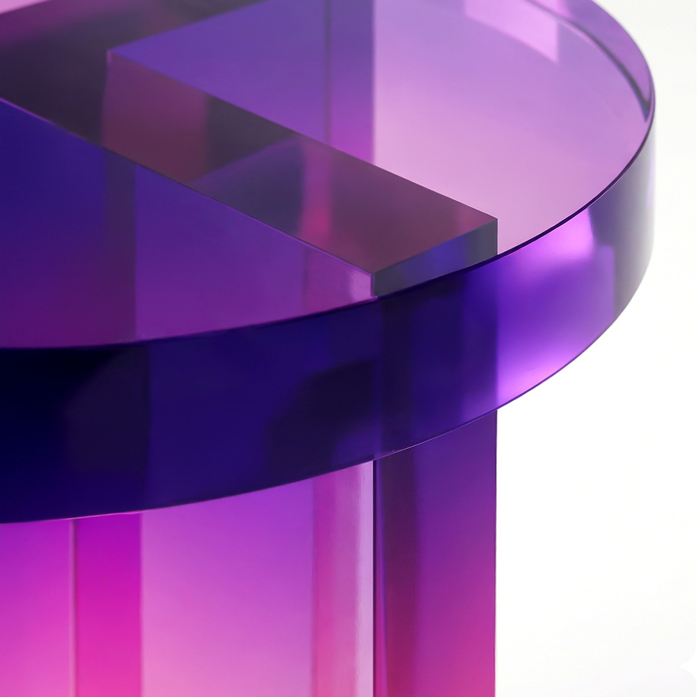Clarie Acrylic Side Table