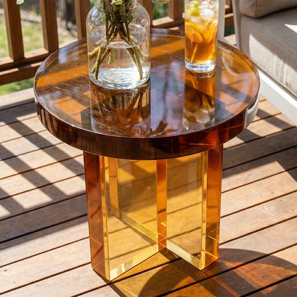 Clarie Acrylic Side Table