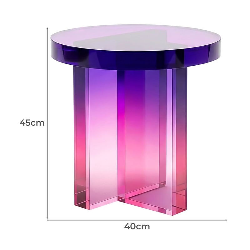 Clarie Acrylic Side Table