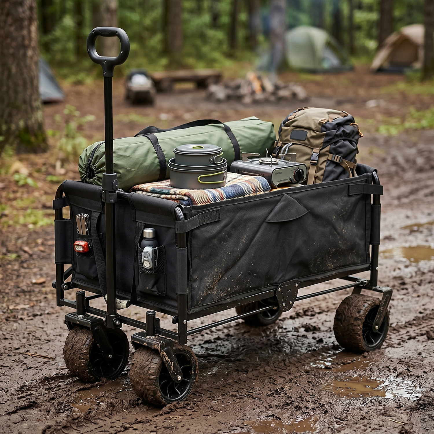 Noa Outdoor Foldable Wagon Cart