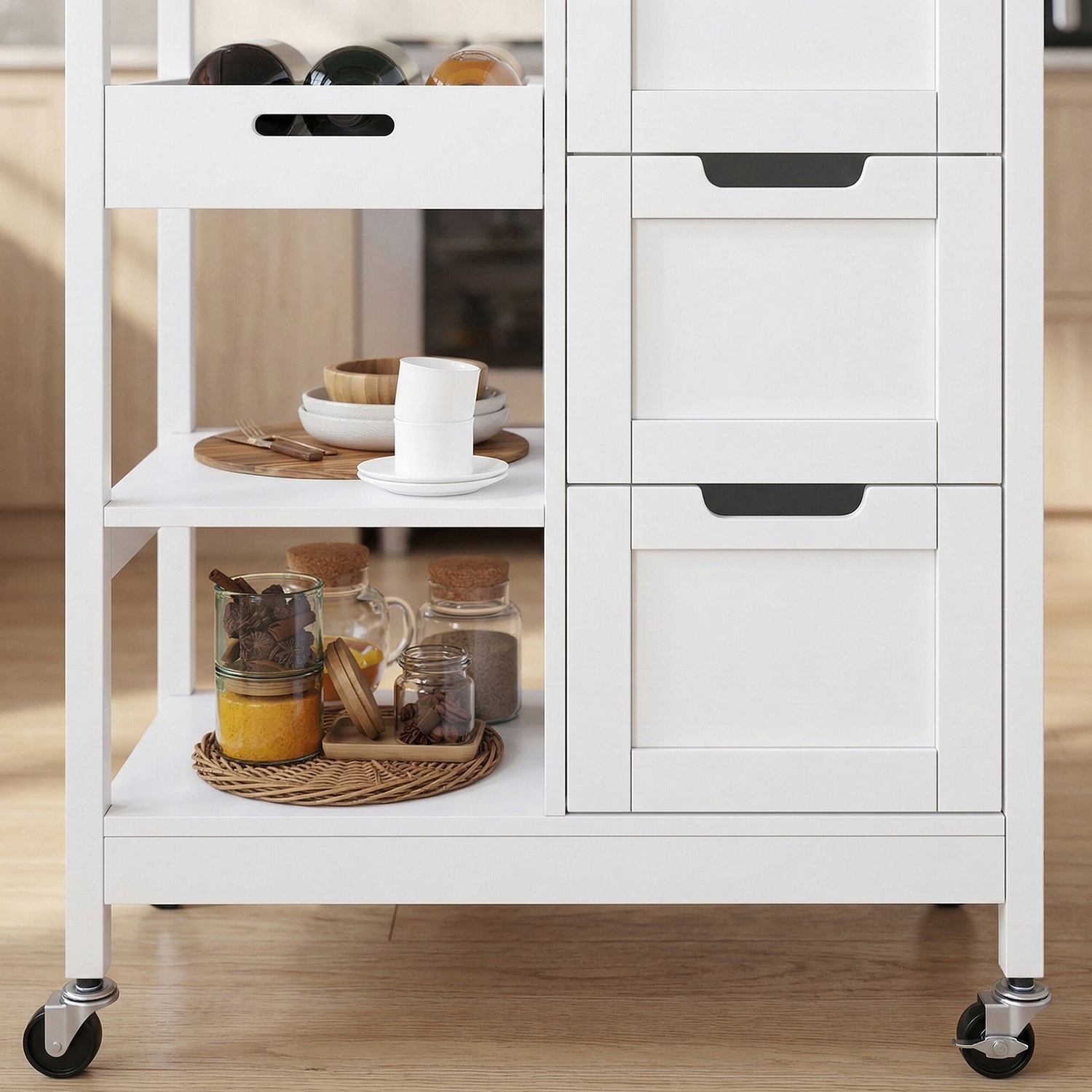 Kanoa Kitchen Storage Trolley