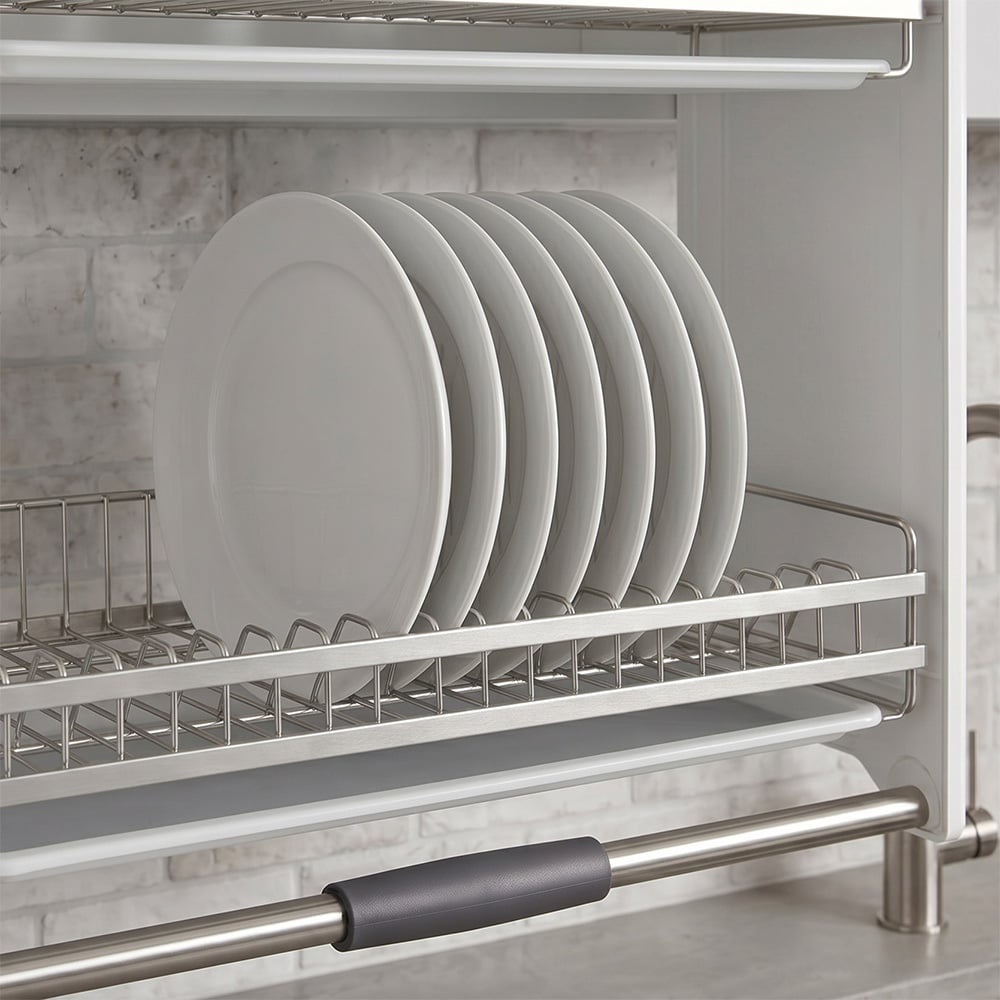 Colby Stainless Steel Pull-Down Kitchen Storage