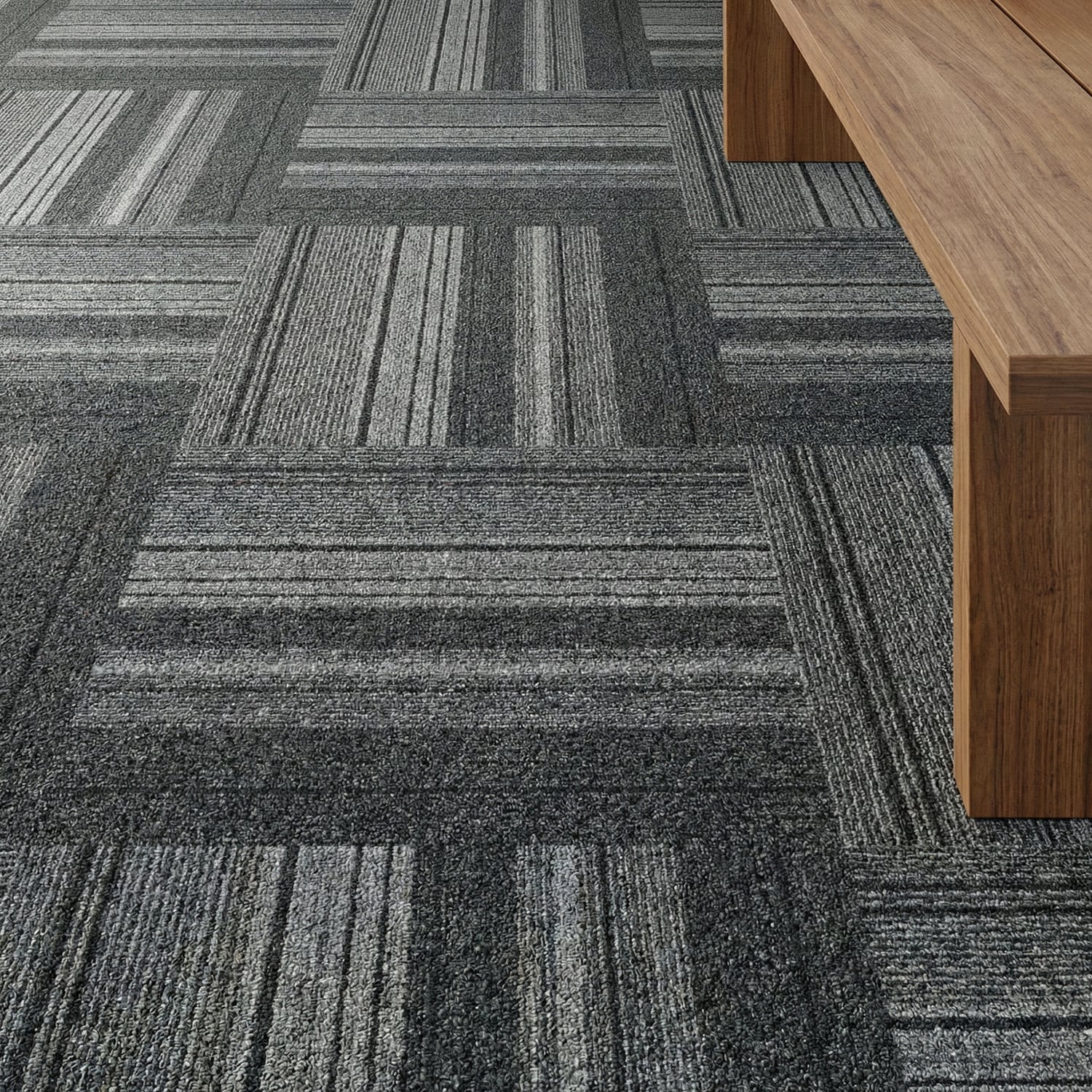 Greco 500 x 500mm Grey Square Carpet Tiles