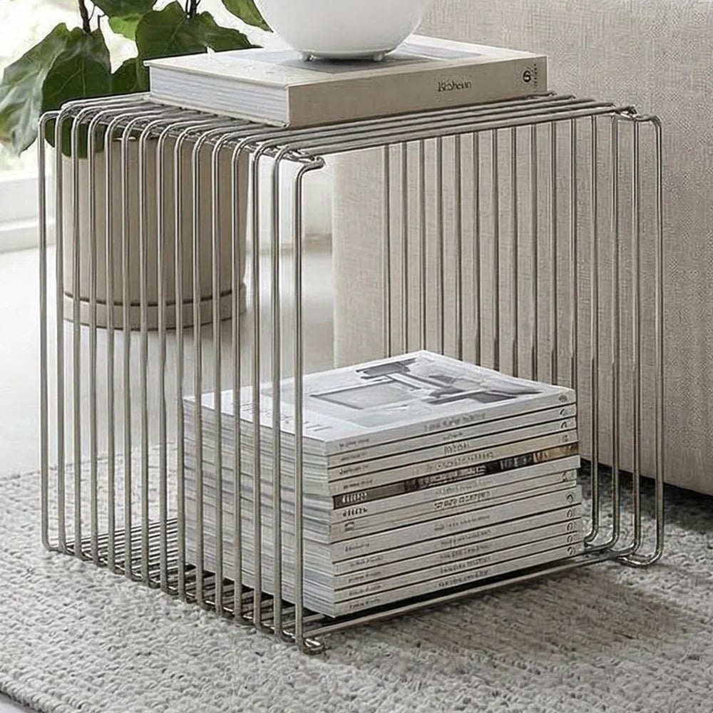 Eden Iron Cube Side Table