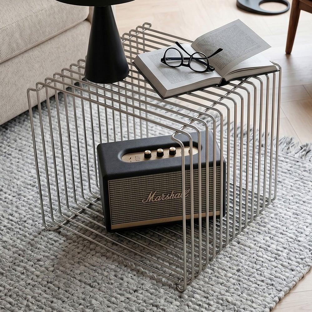 Eden Iron Cube Side Table