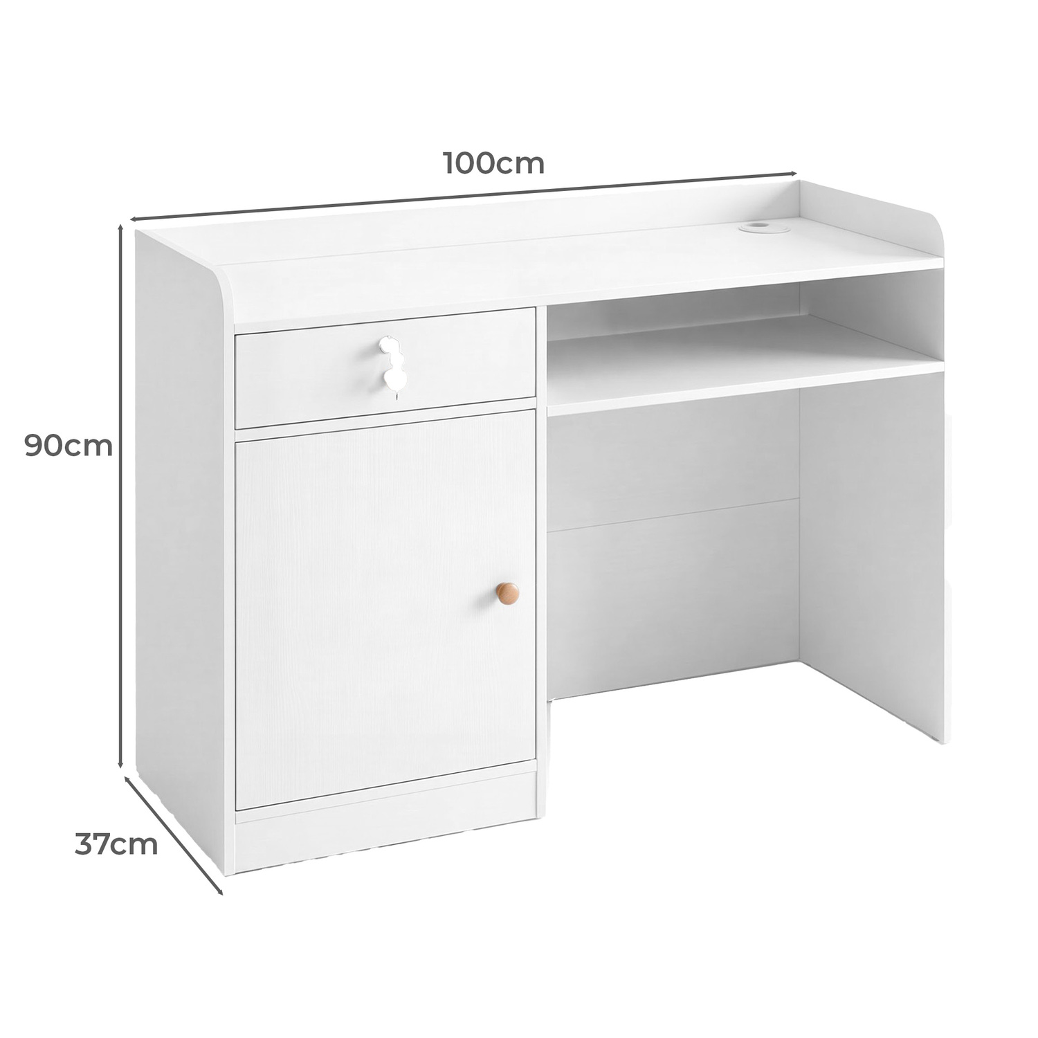 100cm Gael Reception Desk