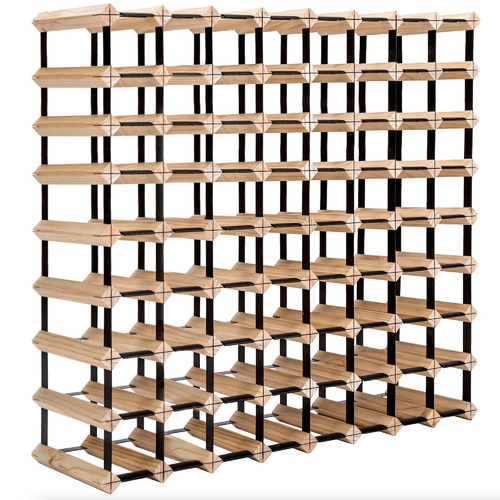 Cullen 72 Bottles Pine Wood Wine Rack