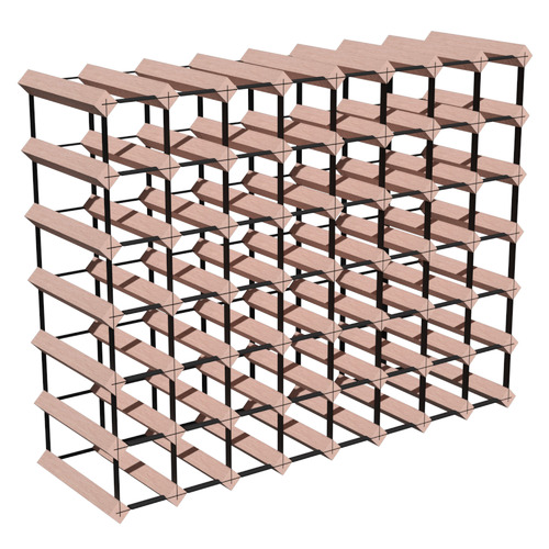 Frizzante 56 Bottle Mahogany Wood Wine Rack